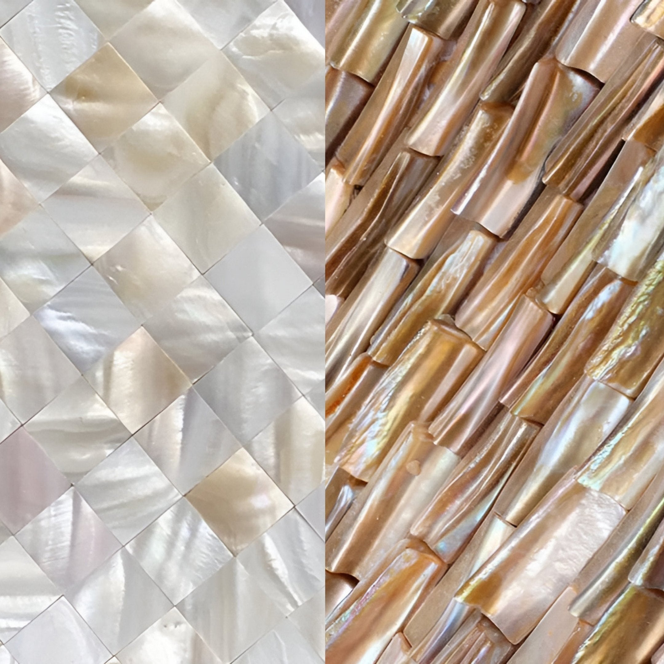 Lustrosa Pearl & Shell Mosaic I 3D Wall Art