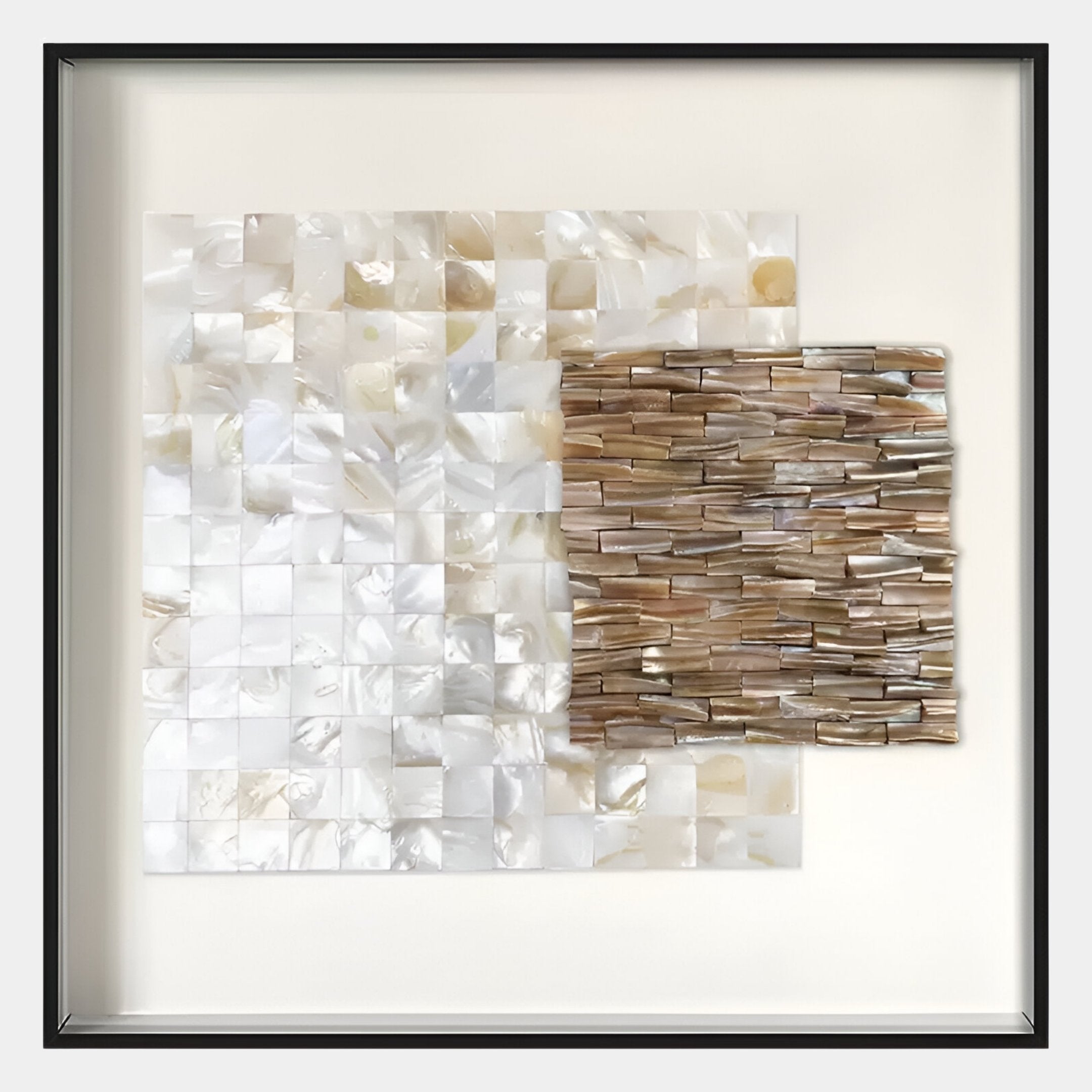 Lustrosa Pearl & Shell Mosaic I 3D Wall Art