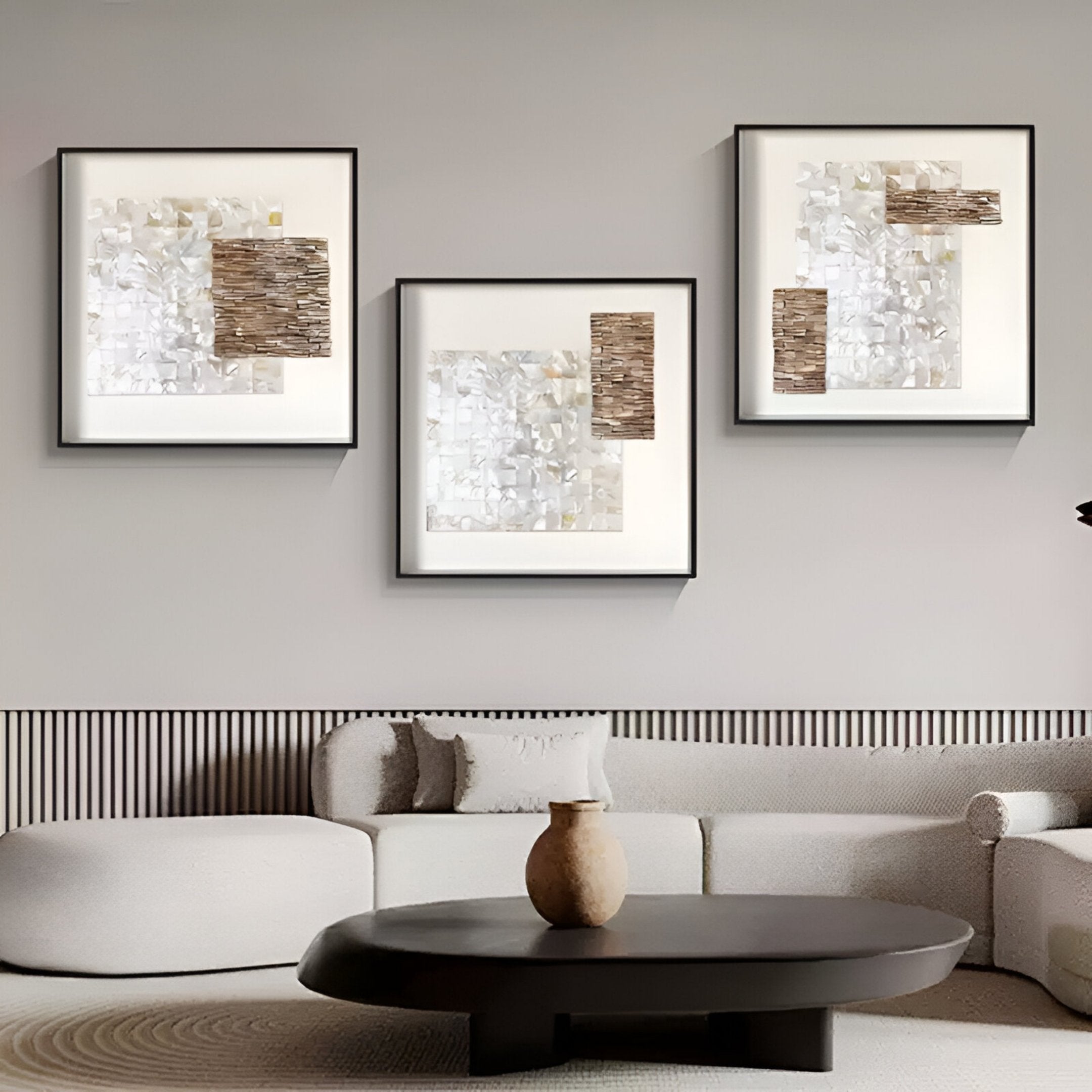 Lustrosa Pearl & Shell Mosaic II 3D Wall Art