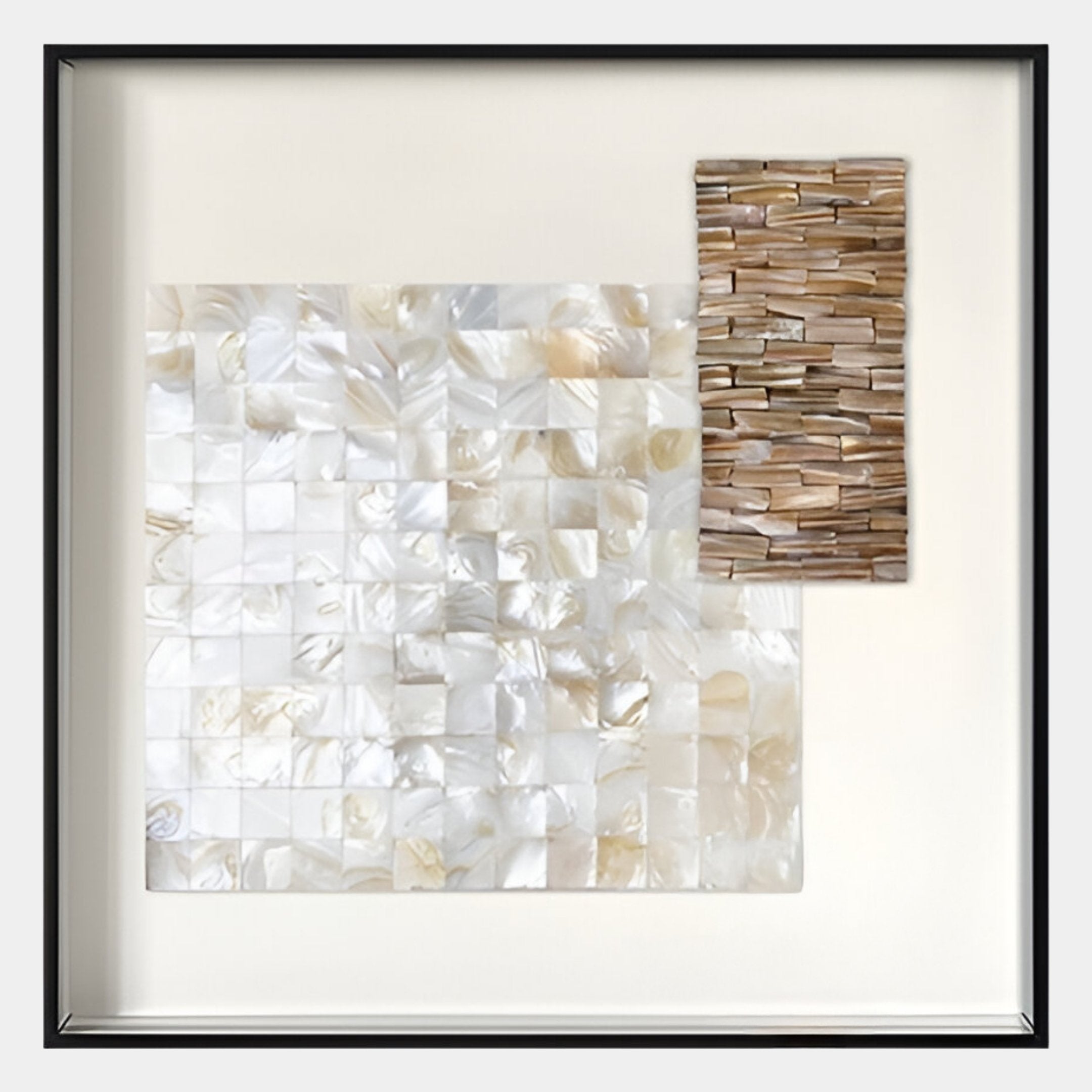 Lustrosa Pearl & Shell Mosaic II 3D Wall Art