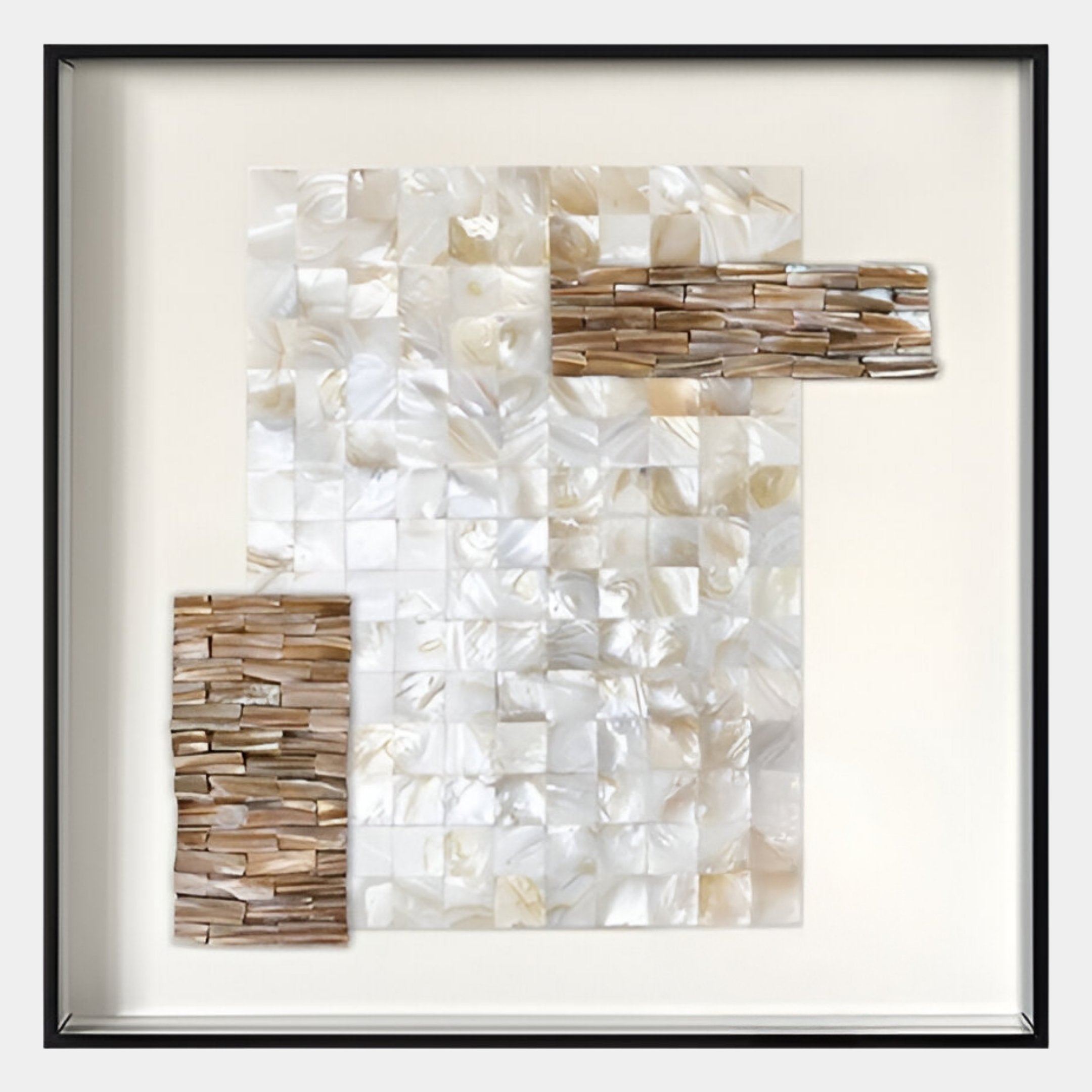 Lustrosa Pearl & Shell Mosaic III 3D Wall Art