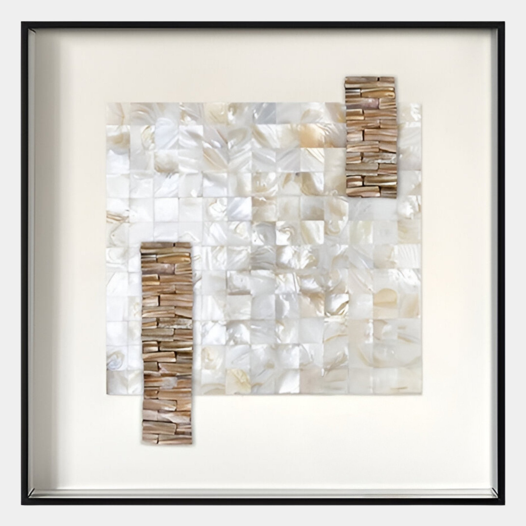 Lustrosa Pearl & Shell Mosaic IV 3D Wall Art