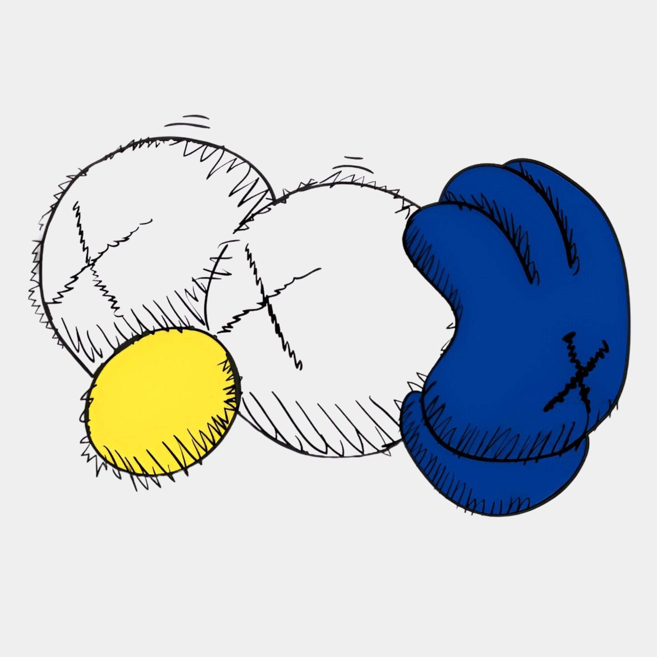 Kawsion Colour Pop Heads & Glove Canvas Wall Art