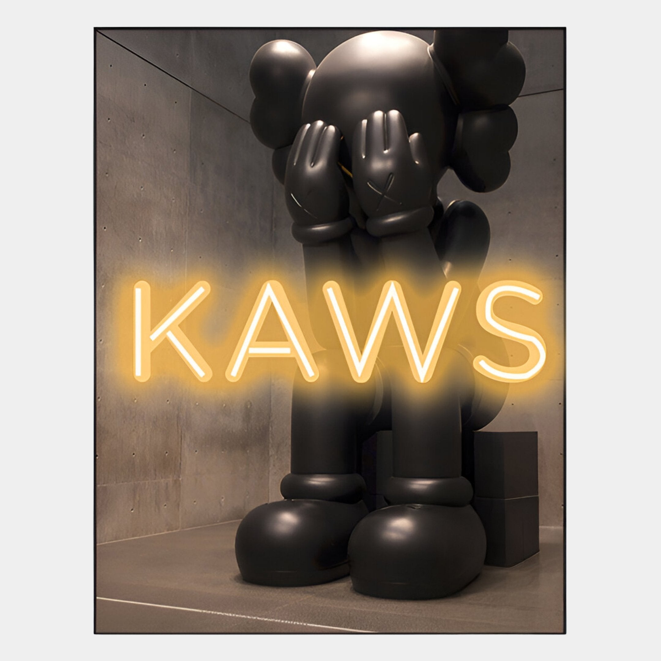 Kawsion Black Neon Companion LED Wall Art