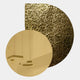 Aurargent Gold Textured Round Mirror 3D Wall Art
