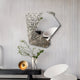 Aurargent Silver Layered Steel Mirror 3D Wall Art