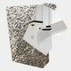 Aurargent Silver Layered Steel Mirror 3D Wall Art