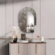 Aurargent Arch Layered Silver Mirror 3D Wall Art