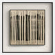 Nerava Vertical Rhythm Black & Cream Abstract Wall Art