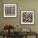 Nerava Fragmented Path Black & Cream Abstract Wall Art