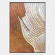 Curvara Copper Flow Texture Relief 3D Wall Art