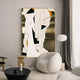 Aurista Ivory & Amber Layers Cotton Spray Wall Art