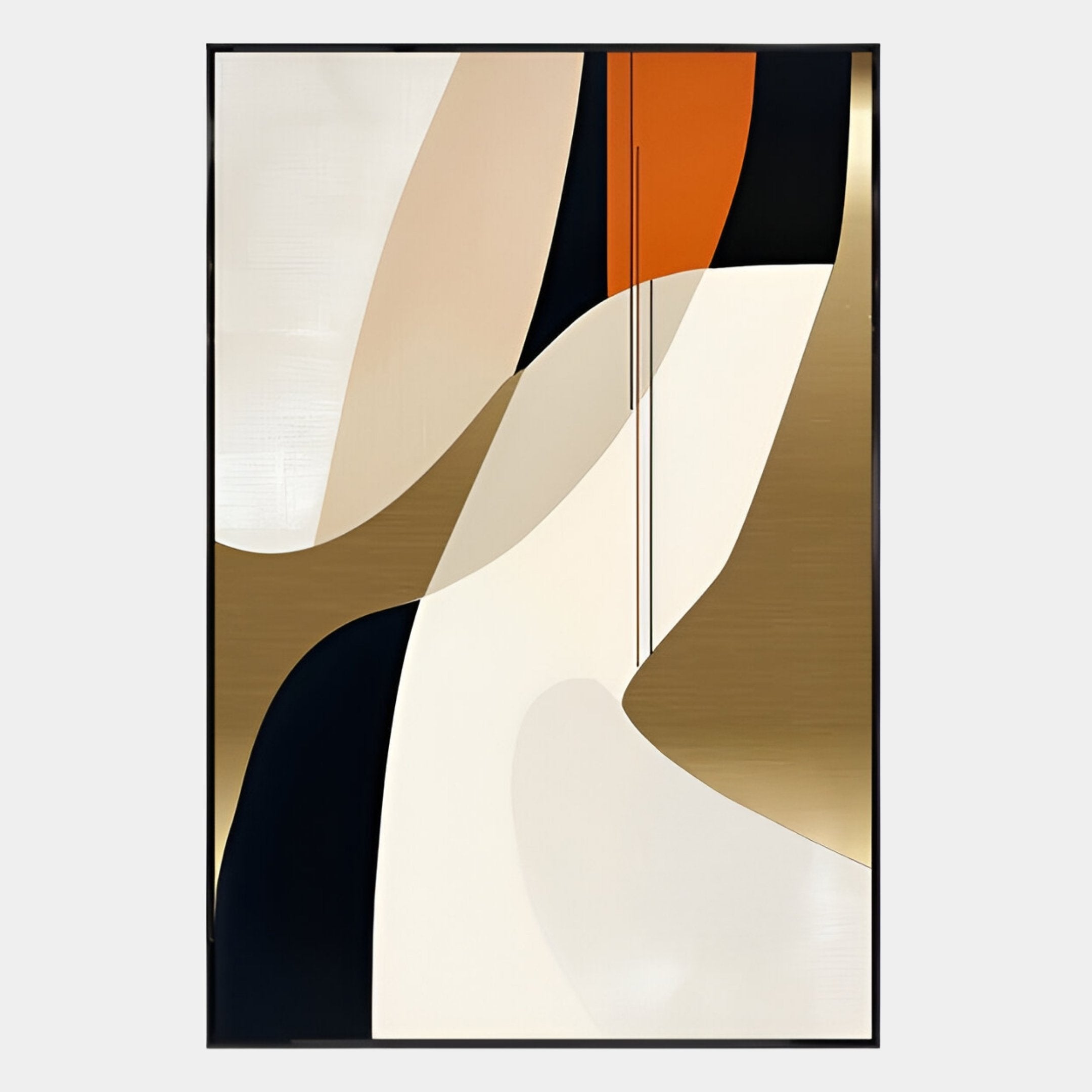 Aurista Amber Flow Panel Cotton Spray Wall Art