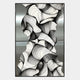 Aurista Monochrome Ripple Cotton Spray Wall Art