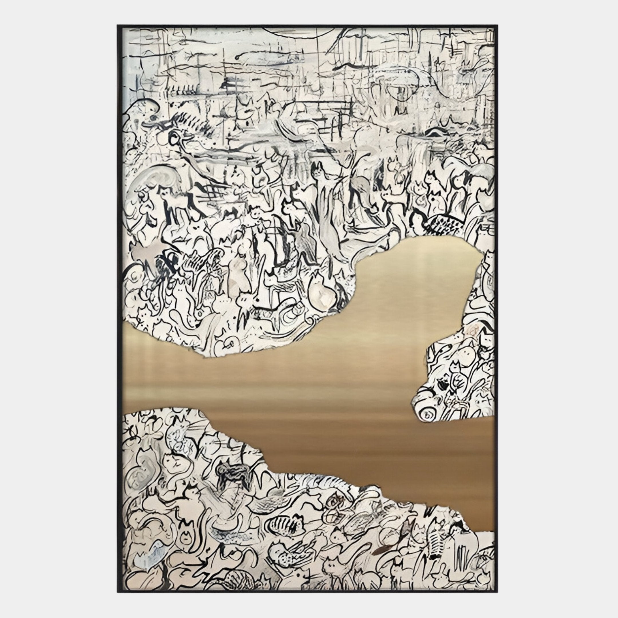 Aurista Figurative Abstract Cotton Spray Wall Art