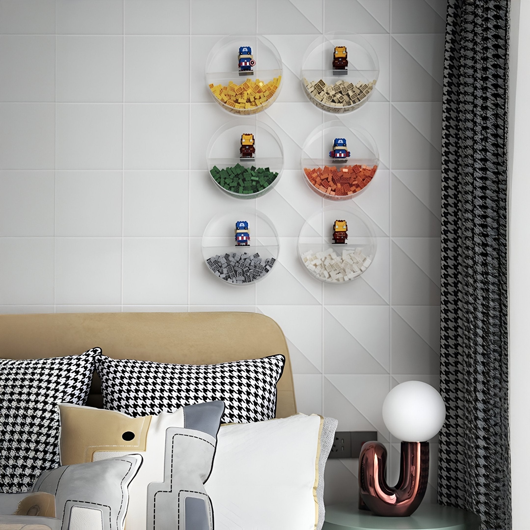 Blockform Batman Brick Lego Acrylic 3D Wall Art
