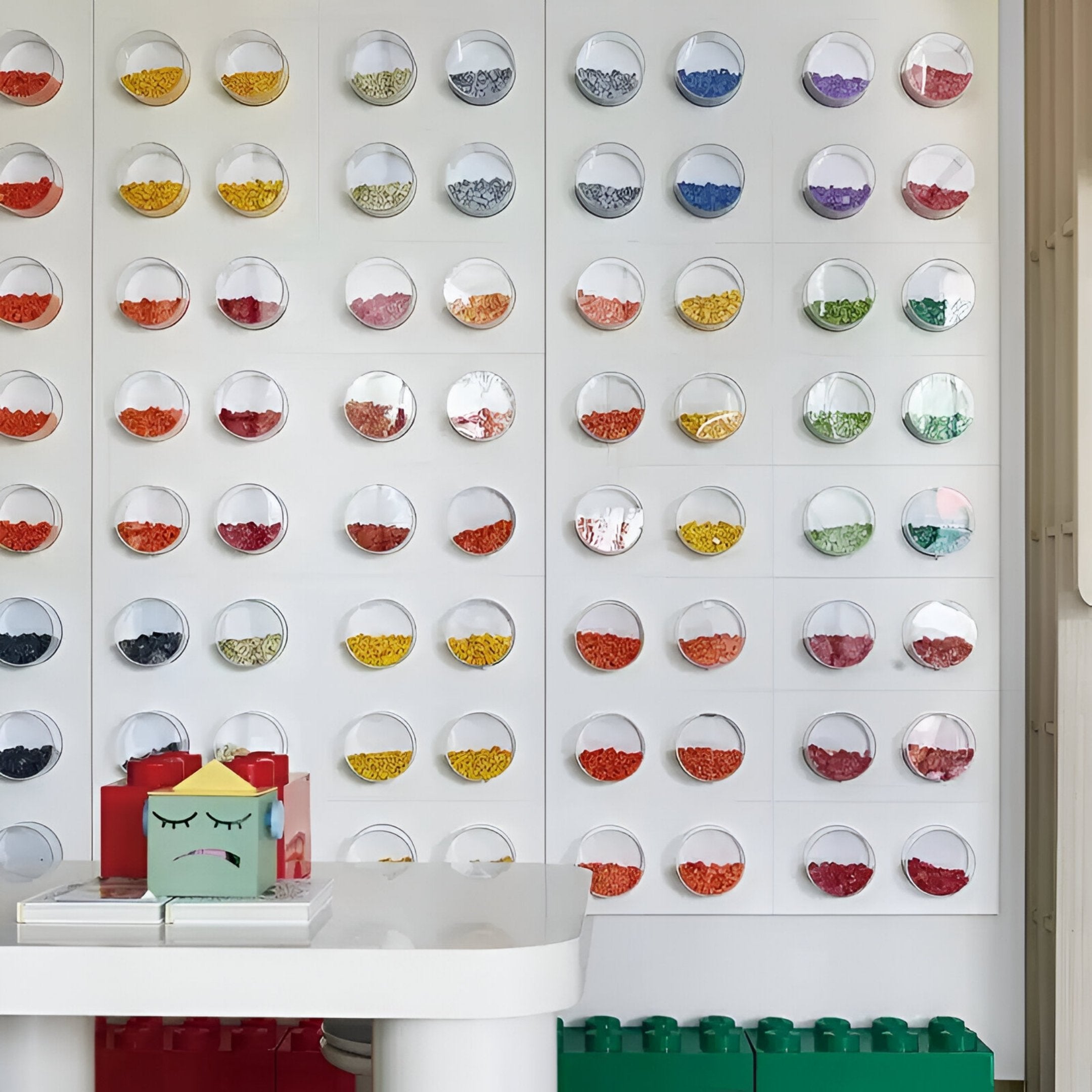 Blockform Round Brick Capsule Acrylic 3D Wall Art