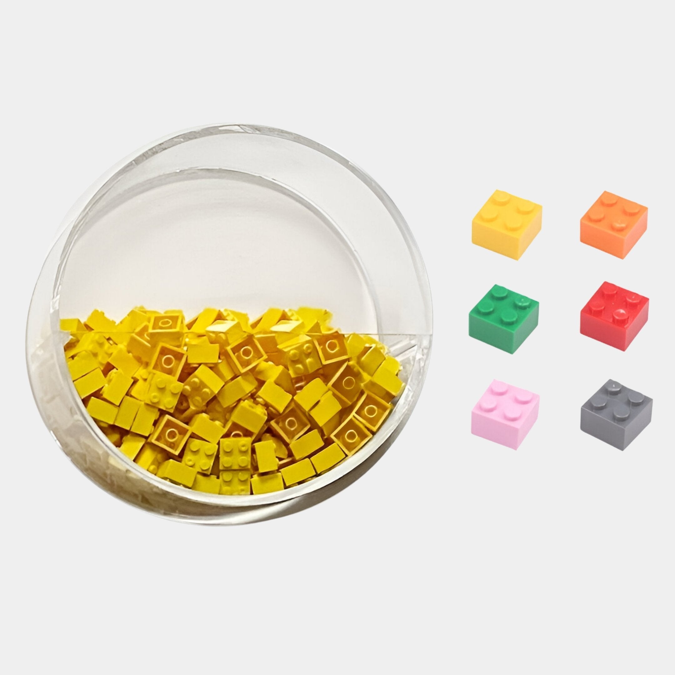 Blockform Round Brick Capsule Acrylic 3D Wall Art