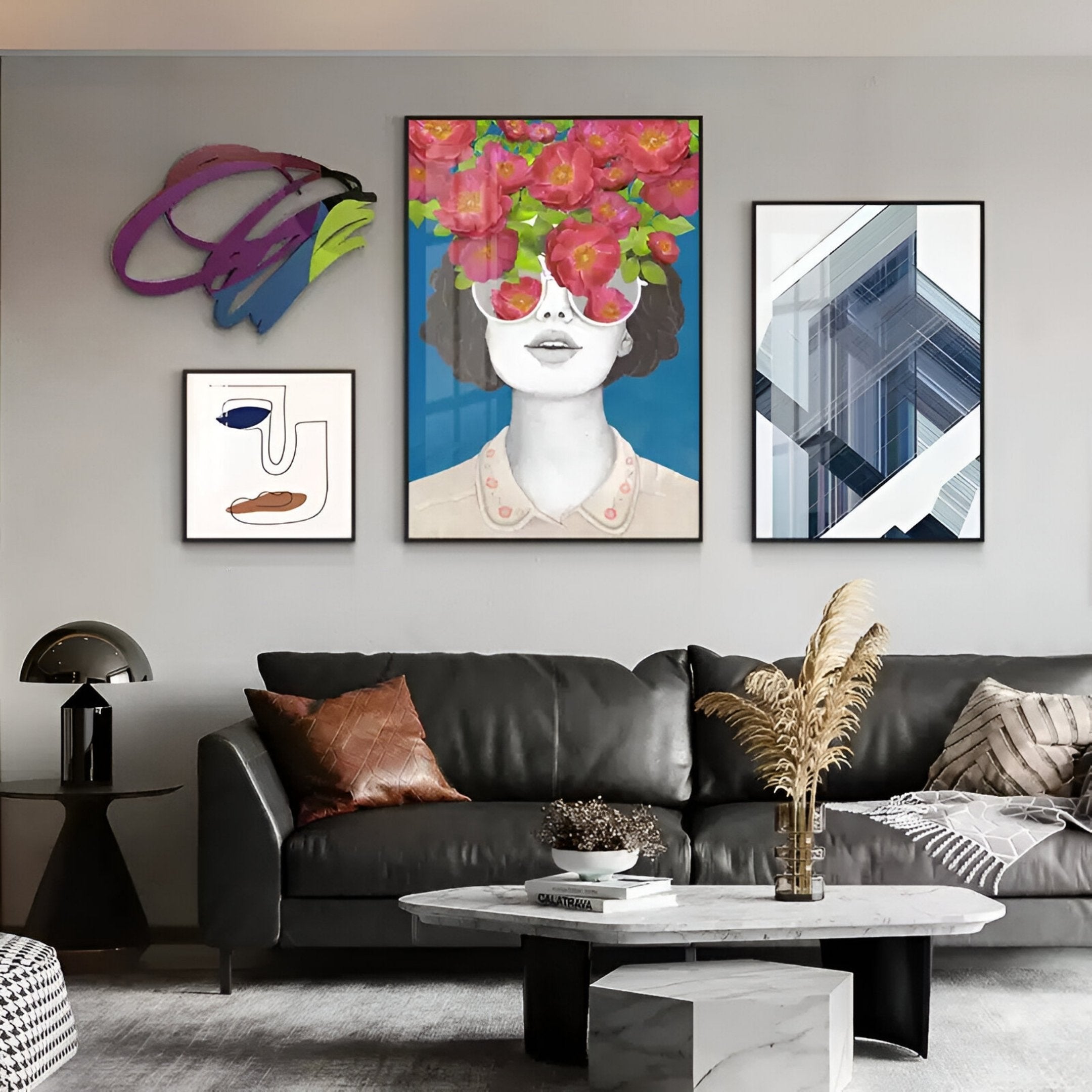 Cavoya Multiform Expression 4-Set Wall Art
