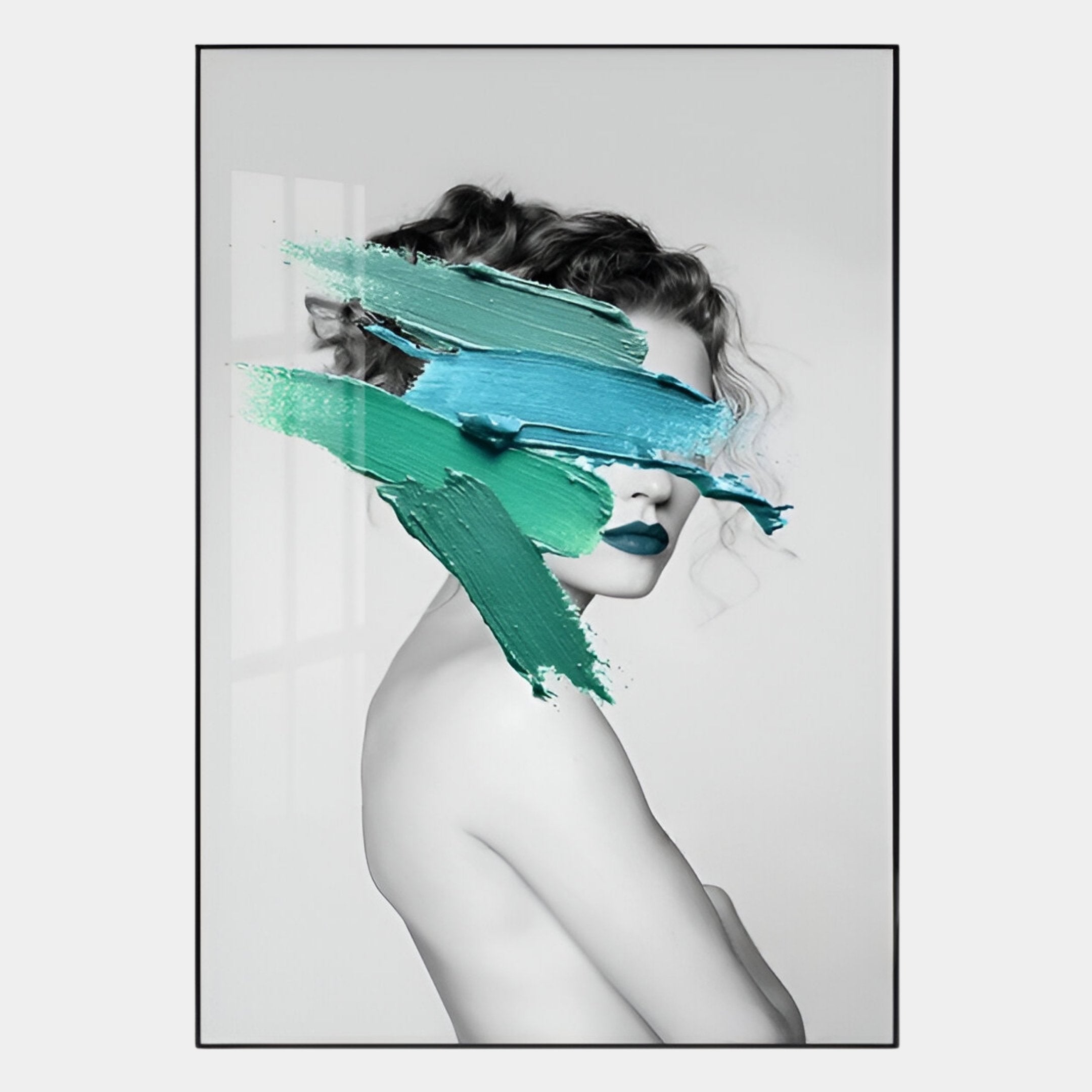 Cavoya Brushstroke Muse Figurative Crystal Porcelain Wall Art