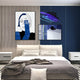 Cavoya Blue Vision 3-Set Abstract Wall Art