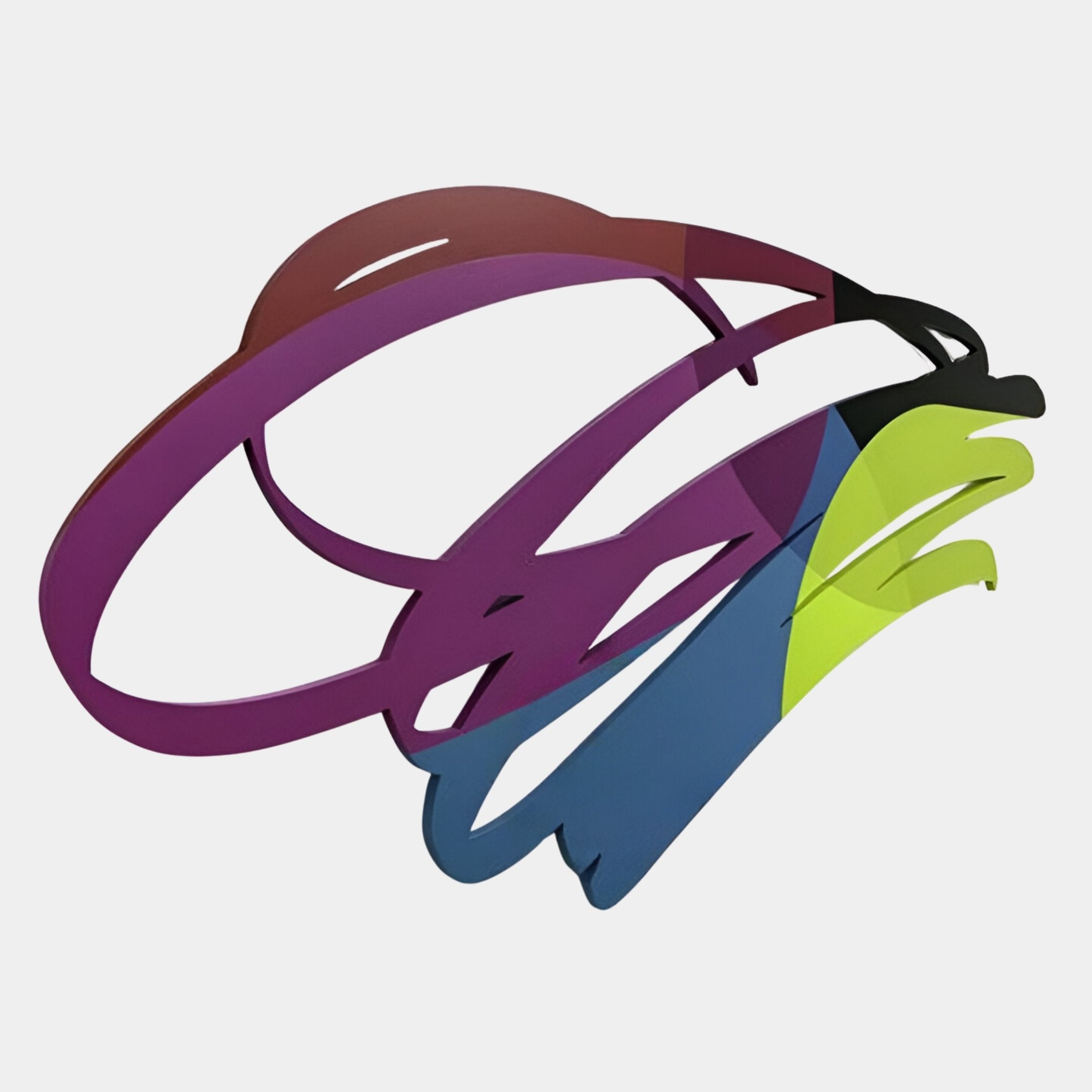 Cavoya Abstract Loops Multicolour Wall Art