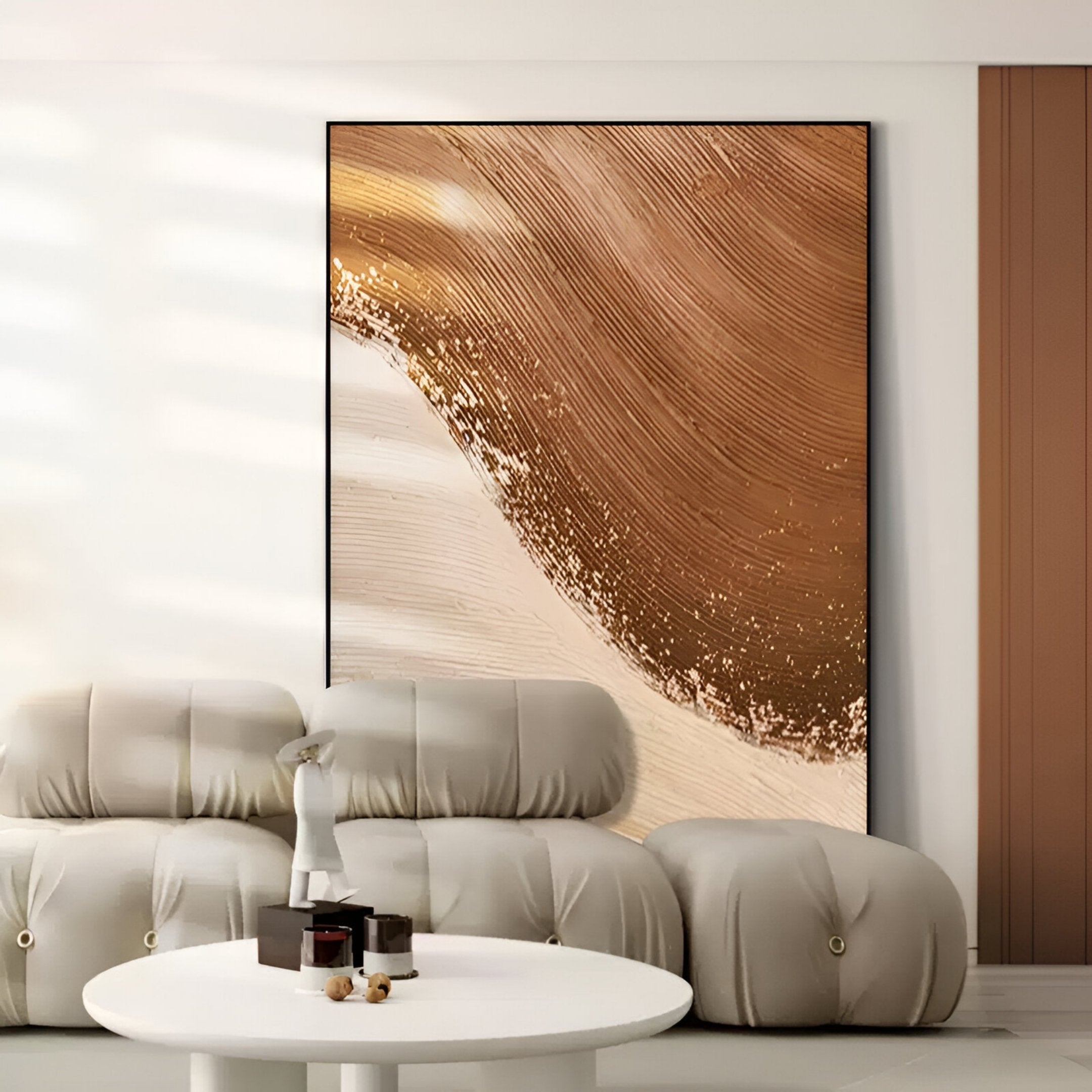 Terrayne I Hand-Painted Oil Canvas 3D Wall Art