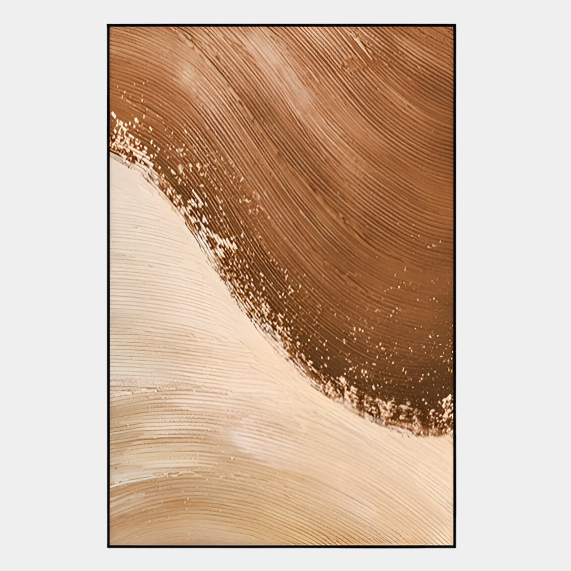 Terrayne I Hand-Painted Oil Canvas 3D Wall Art
