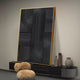 Linevo Black Linear Geometry 3D Wall Art