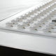 Lunaro White Jade Grid Horizontal 3D Wall Art