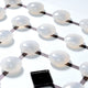 Lunaro White Jade Grid Horizontal 3D Wall Art