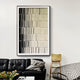 Linara Black & Ivory Stripe Relief 3D Wall Art