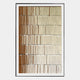 Linara Brown & Ivory Stripe Relief 3D Wall Art