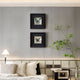 Artelis 2-Set Blue Butterfly Framed Wall Art