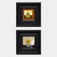 Artelis 2-Set Pear & Lemon Still Life Framed Wall Art