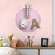 Animora Giraffe & Lion Kids Plush 3D Wall Art