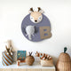 Animora Deer & Elephant Kids Plush 3D Wall Art