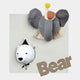 Animora Elephant & Bear Kids Plush 3D Wall Art