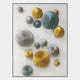 Orbienta I Multi-Tone Disc Cluster 3D Wall Art
