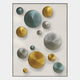 Orbienta II Multi-Tone Disc Cluster 3D Wall Art