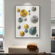Orbienta III Multi-Tone Disc Cluster 3D Wall Art