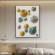 Orbienta III Multi-Tone Disc Cluster 3D Wall Art