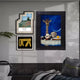 Fantoria 3-Set Animal Fantasy Oil Canvas Wall Art
