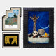 Fantoria 3-Set Animal Fantasy Oil Canvas Wall Art