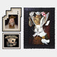 Fantoria 3-Set Cards Genius Oil Canvas Wall Art