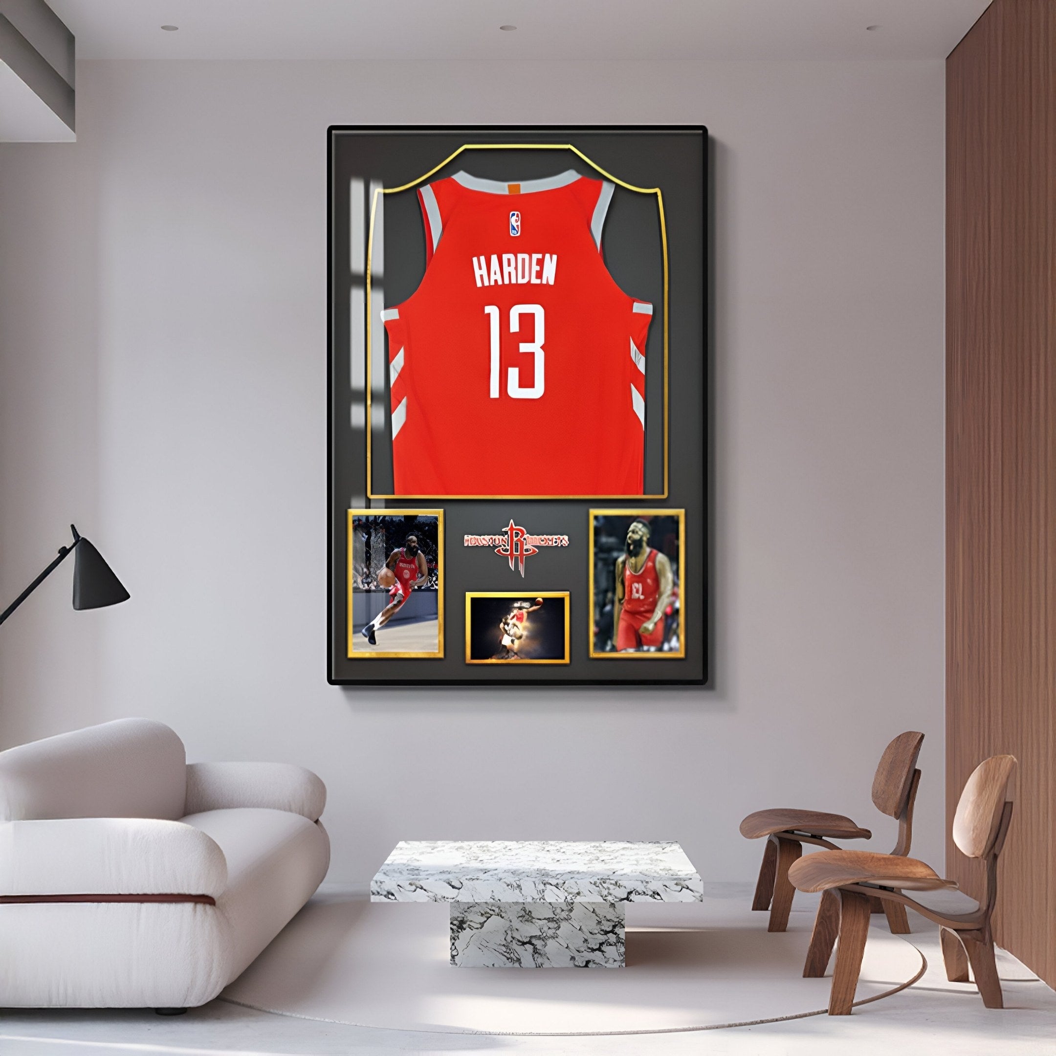 Legends James Harden #13 Jersey Framed Wall Art