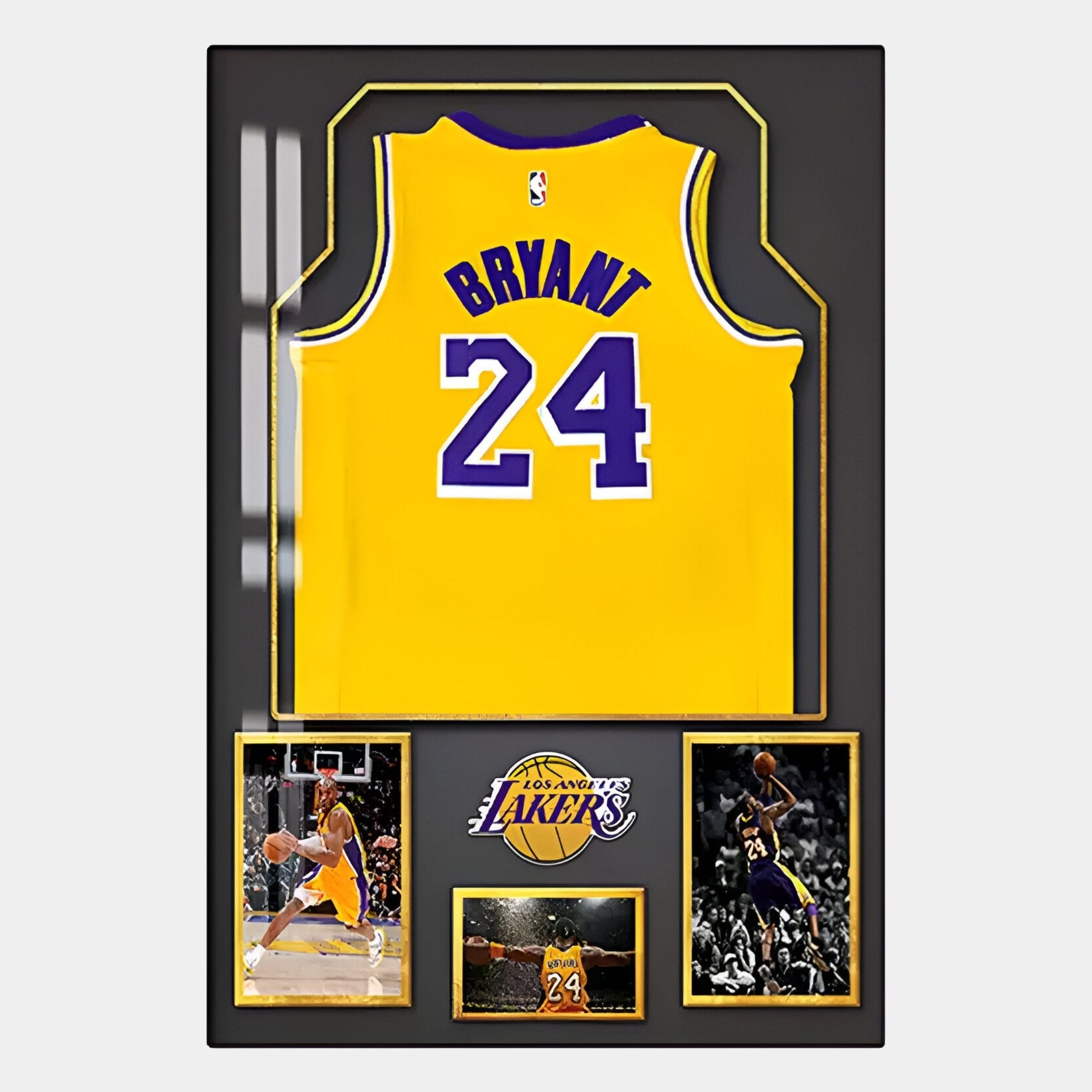 Legends Kobe Bryant #24 Lakers Jersey Framed Wall Art