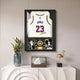 Legends LeBron James #23 Lakers Jersey Framed Wall Art