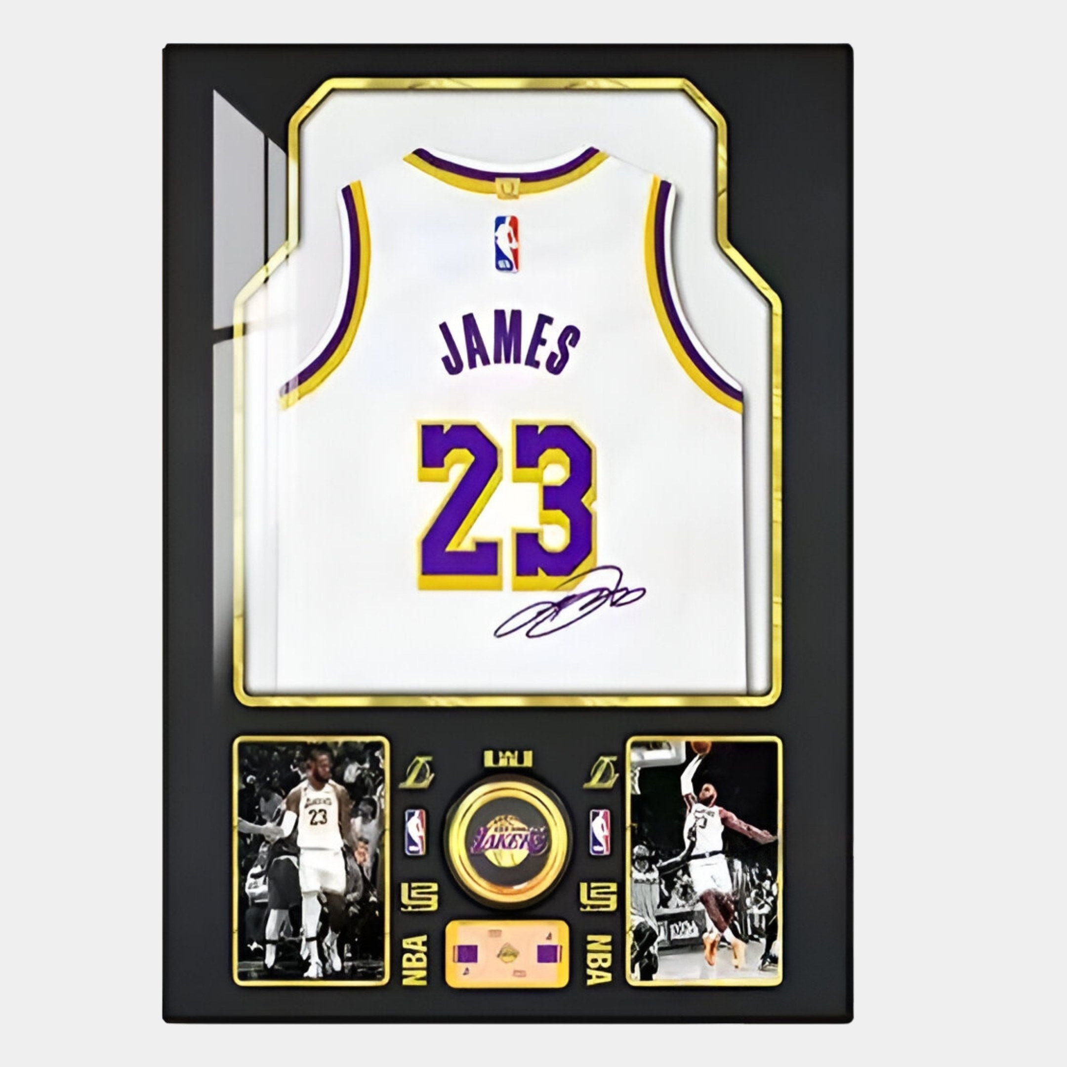 Legends LeBron James #23 Lakers Jersey Framed Wall Art