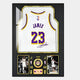 Legends LeBron James #23 Lakers Jersey Framed Wall Art